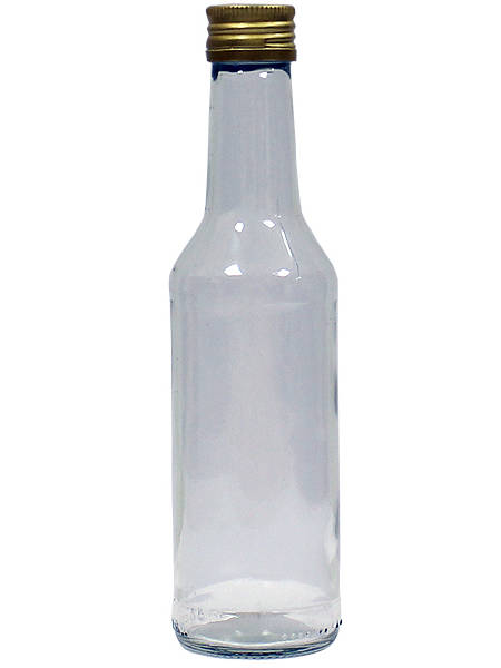 Бутылка стеклянная Чекушка 250мл с пробкой