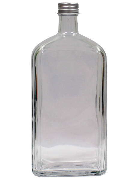 Бутылка стеклянная Флинт 1л с пробкой