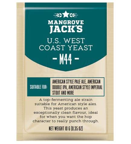 Дрожжи Mangrove Jack's US West Coast M44, 10 г