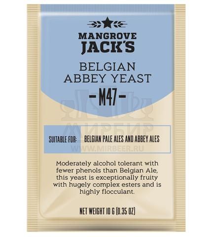 Дрожжи Mangrove Jack's Belgian Abbey M47, 10 г
