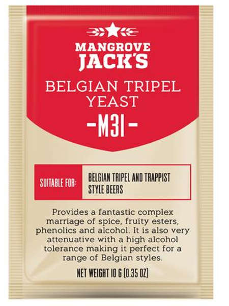 Пивные дрожжи Mangrove Jack's Belgian Tripel M31, 10 г