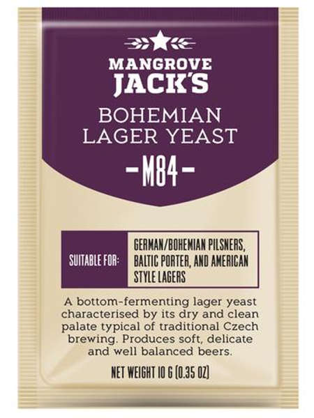Пивные дрожжи Mangrove Jack's Bohemia Lager M84, 10 г