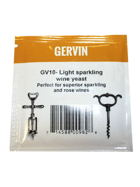 Винные дрожжи Gervin Light Spark Wine GV10, 5 г